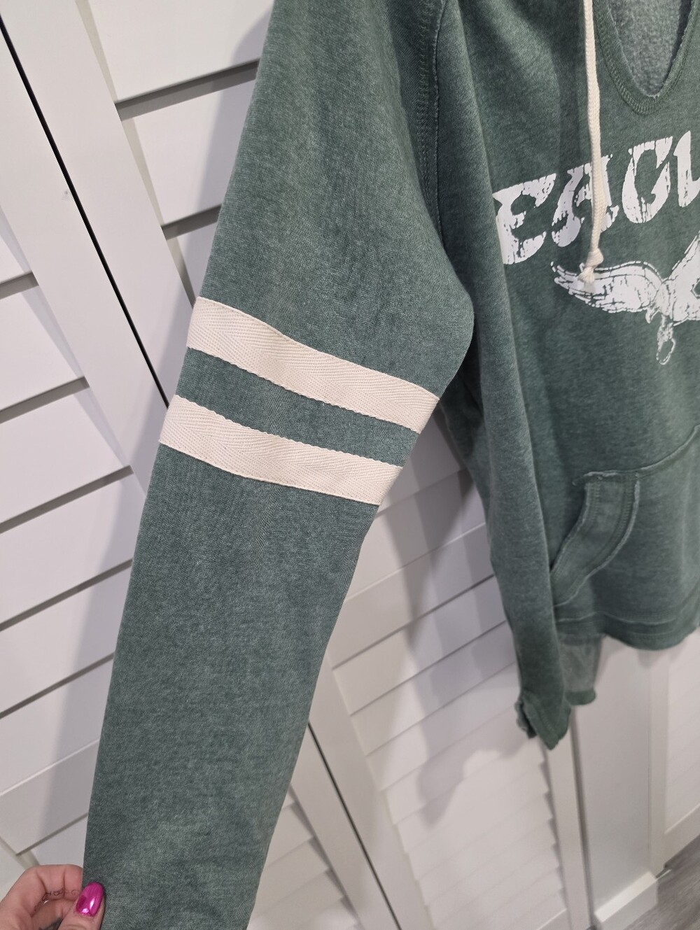 NWOT - Custom Ocean Drive Philadelphia Eagles Super Soft Hoodie Sz. M - Picture 5 of 7